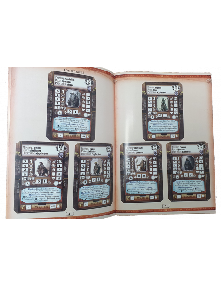 Heroes in "The Demon Under The Mountain". A Tribute to the classics.