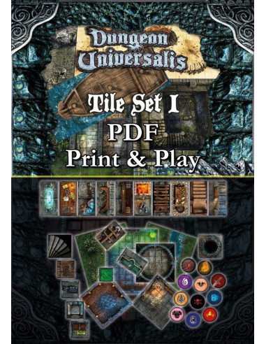 Dungeon Universalis Tiles. Maximum versatility. Create your own scenario or play our official quests.
