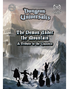 Campaign book "The Demon Under The Mountain" for Dungeon Universalis