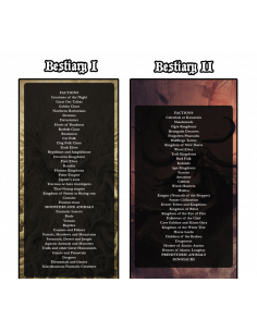 Bestiario de Dungeon Universalis. 2