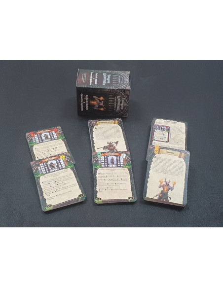 DUN pack (DUN+minis+bestiary cards, Spanish language)