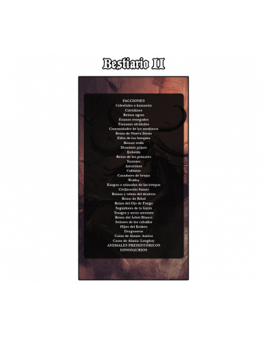 Bestiario II (idioma español)