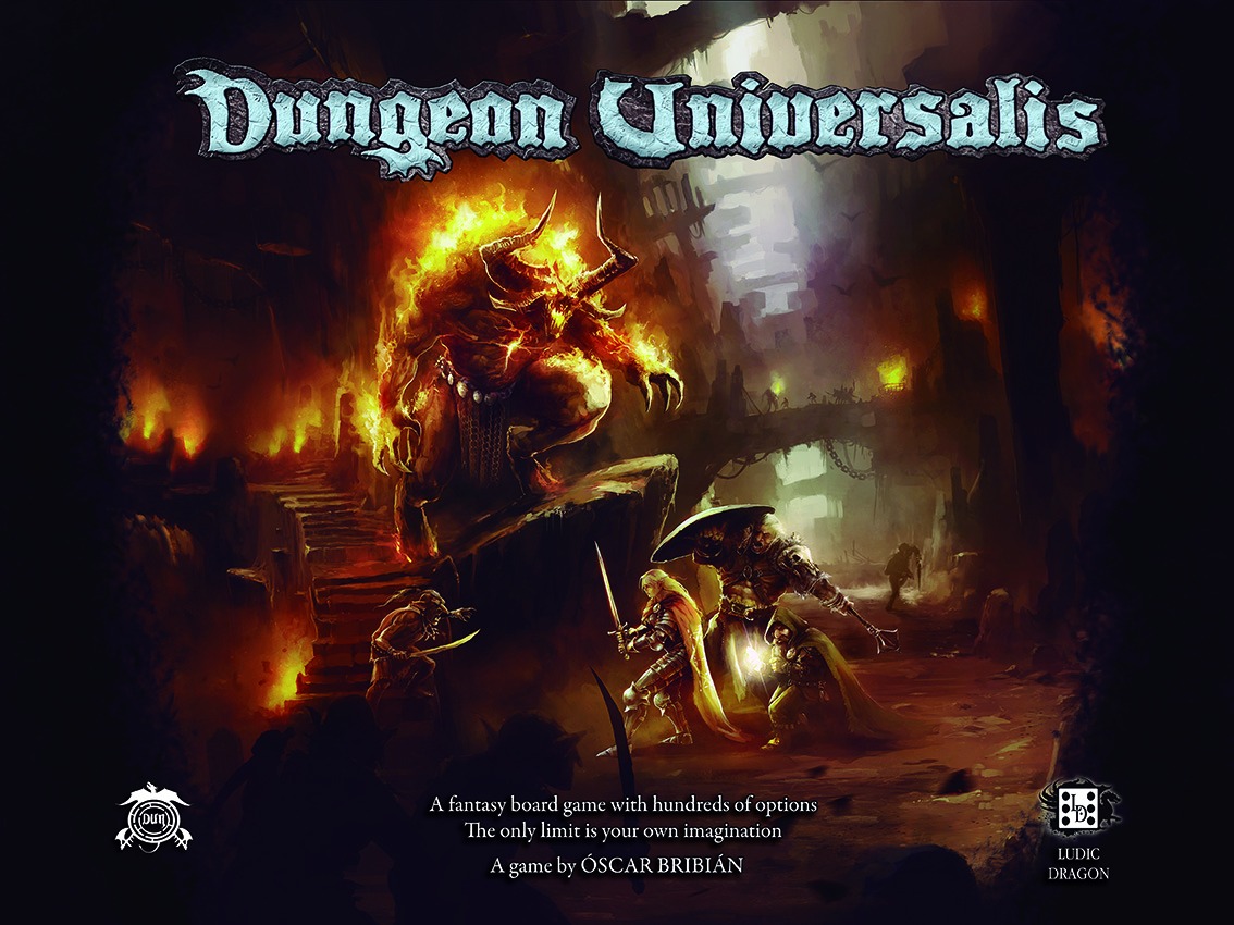 Empieza el baile: portada de Dungeon Universalis